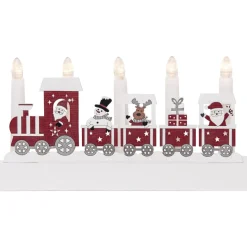 Kynttelikkö Star Trading Jolly, paristokäyttöinen, 5-osainen, 28cm, moniväri