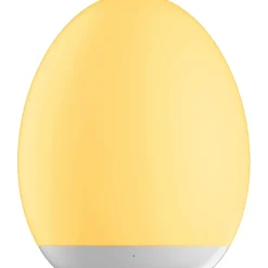 Ladattava LED-pöytävalaisin Star Trading Oval Ø92x110 mm valkoinen