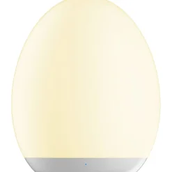 Ladattava LED-pöytävalaisin Star Trading Oval Ø92x110 mm valkoinen