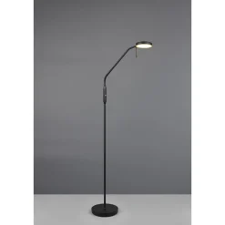 Ladattava LED-lattiavalaisin Trio Moreno musta