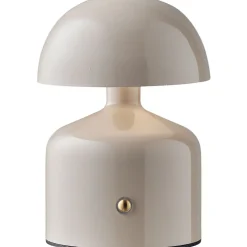 Ladattava pöytävalaisin House Nordic Aulla, ø10x13.5cm, IP20, LED, harmaa