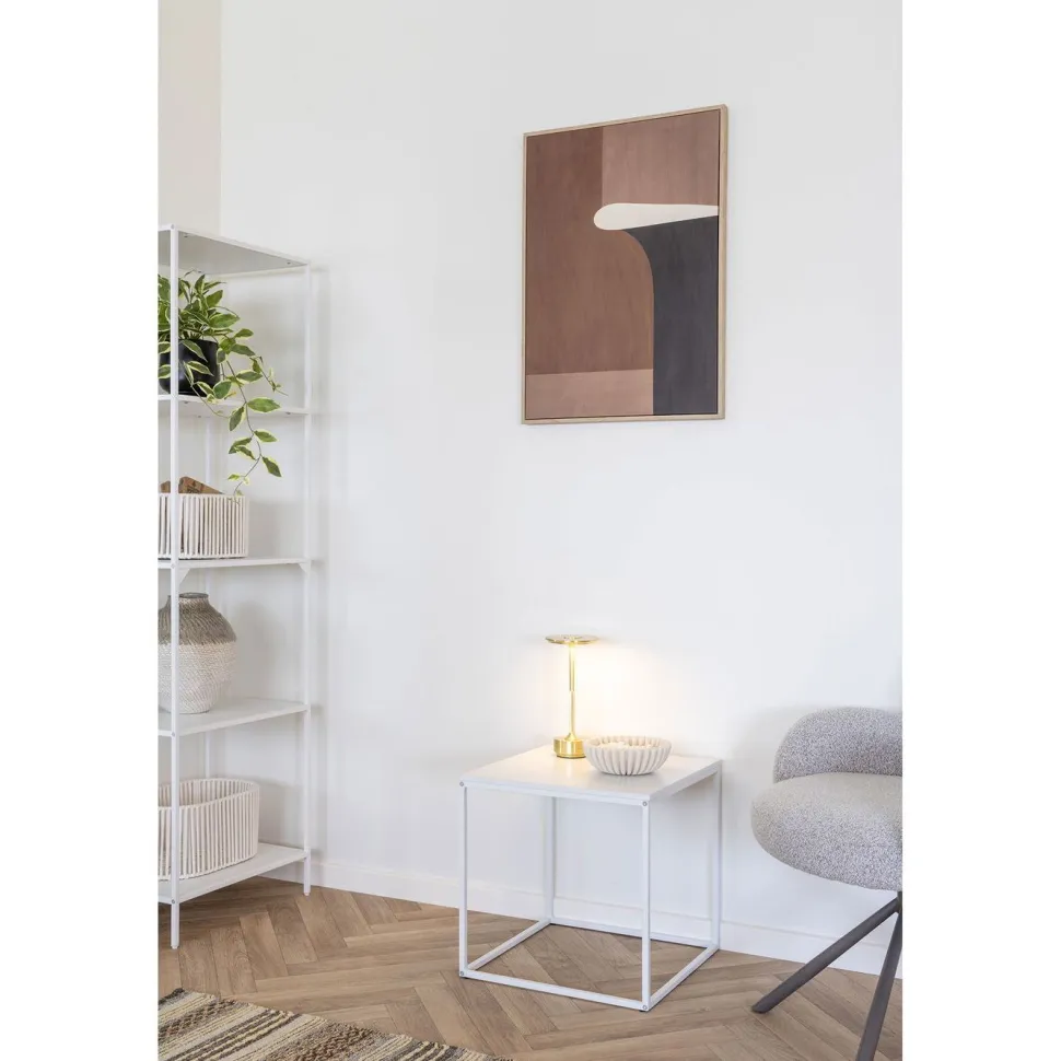 Ladattava pöytävalaisin House Nordic Lyneham, ø13cm, sisäkäyttöön, hopea