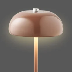 Ladattava pöytävalaisin House Nordic Margate, ø13cm, IP20, 3.7V, 1200mAh, ruskea