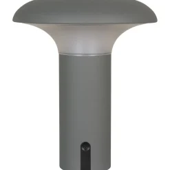 Ladattava pöytävalaisin House Nordic Ramsey, ø17cm, sisä- ja ulkokäyttöön, harmaa