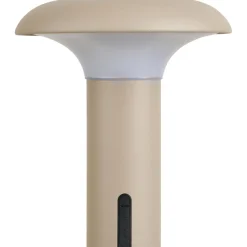 Ladattava pöytävalaisin House Nordic Ramsey, sisä- ja ulkokäyttöön, IP44, 3.7V, 1800mAh, beige