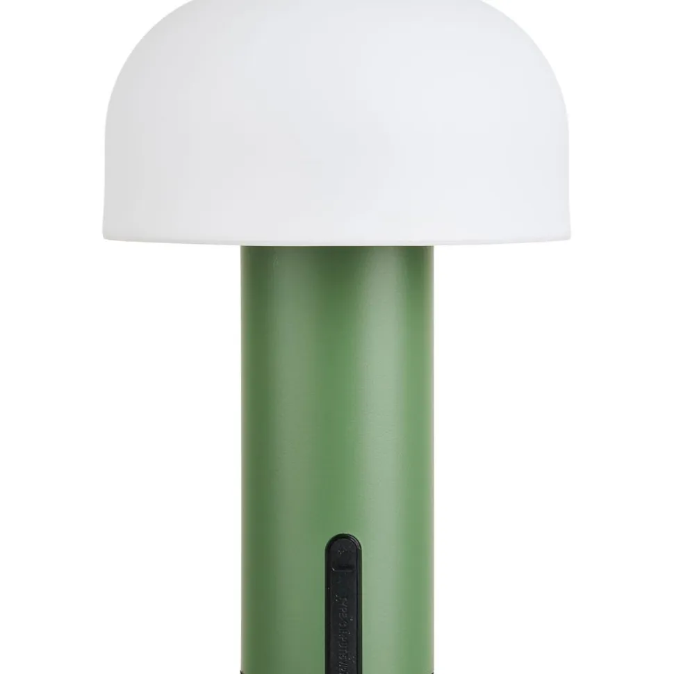 Ladattava pöytävalaisin House Nordic Soham, sisä- ja ulkokäyttöön, IP44, 3.7V, 1800mAh, vihreä