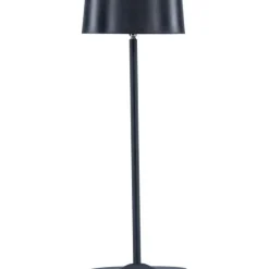 Ladattava pöytävalaisin Venture Home Tern, sisä- ja ulkokäyttöön, ø15x34cm, musta