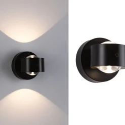 Ladattava seinävalaisin Paulmann Zorik LED IP44 100mm 2700K 2x1.1W, himmennettävä