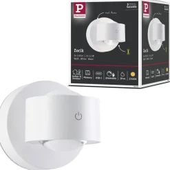 Ladattava seinävalaisin Paulmann Zorik LED IP44 100mm 2700K 2x1.1W, himmennettävä