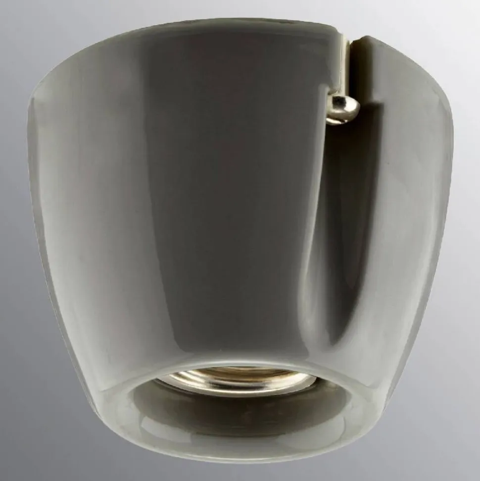Lampunkanta Ifö Electric Basic posliinia suora harmaa IP20