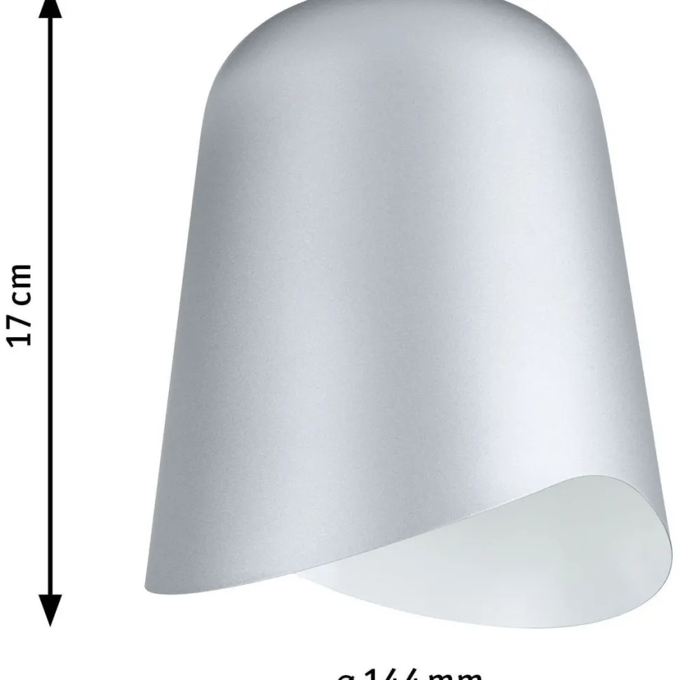 Lampunvarjostin Paulmann URail DecoSystems Alvaro, 144mm, mattakromi/valkoinen