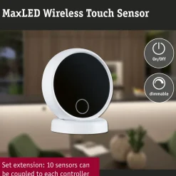 Langaton kosketusohjain- ja liiketunnistinsetti Paulmann MaxLED Wireless Touch himmennettävä valkoinen/musta