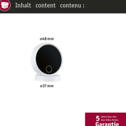 Langaton kosketusohjain- ja liiketunnistinsetti Paulmann MaxLED Wireless Touch himmennettävä valkoinen/musta