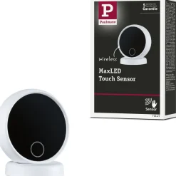 Langaton kosketusohjain- ja liiketunnistinsetti Paulmann MaxLED Wireless Touch himmennettävä valkoinen/musta