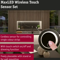 Langaton kosketusohjainsetti Paulmann MaxLED Wireless Touch himmennettävä valkoinen/musta