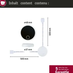 Langaton kosketusohjainsetti Paulmann MaxLED Wireless Touch himmennettävä valkoinen/musta