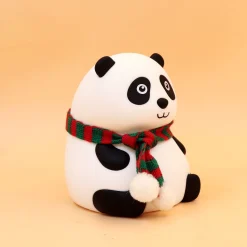 Lasten pöytävalaisin FocusLight Panda RGB ladattava valkoinen