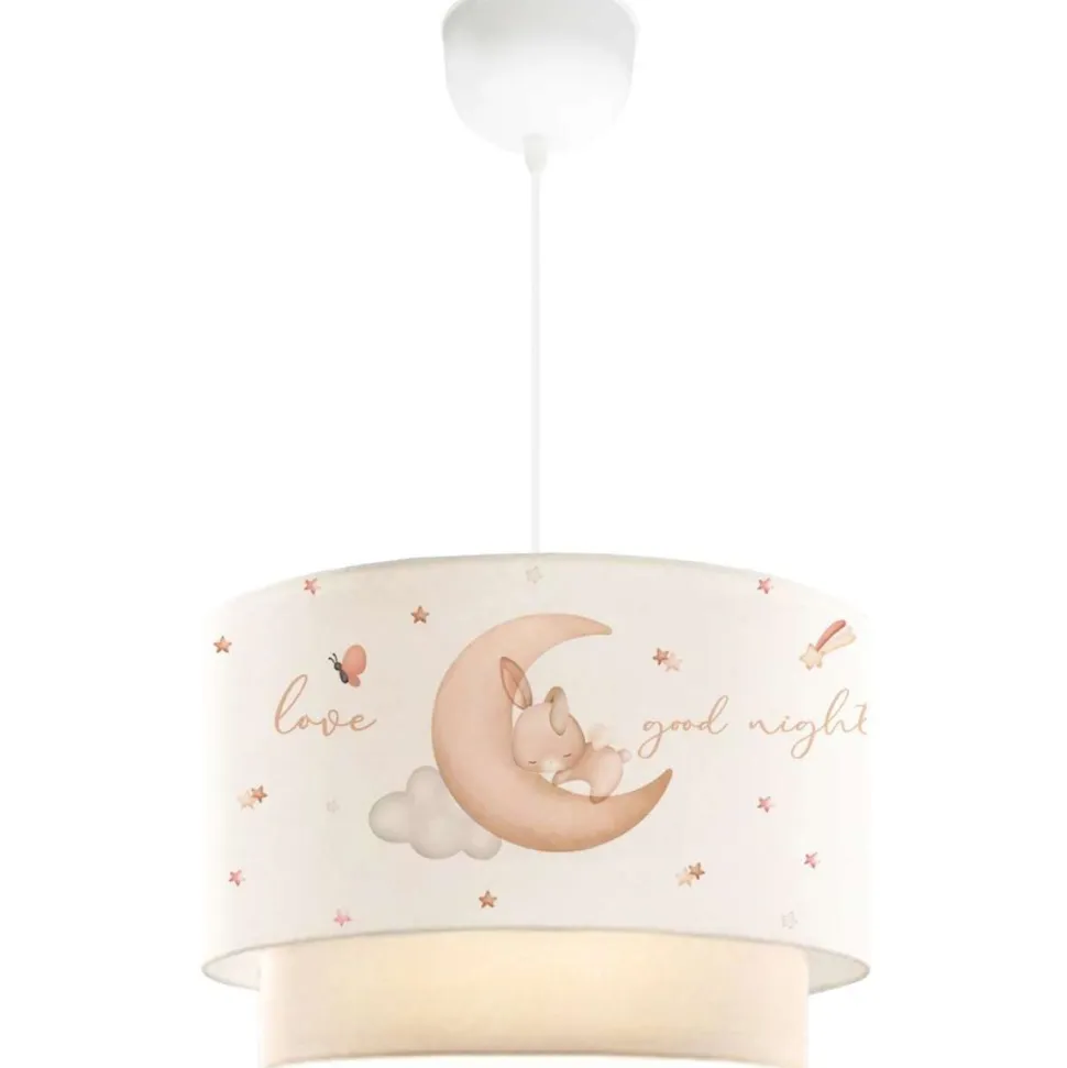 Lastenhuoneen riippuvalaisin Linento Lighting 241441 valkoinen