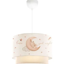 Lastenhuoneen riippuvalaisin Linento Lighting 241441 valkoinen