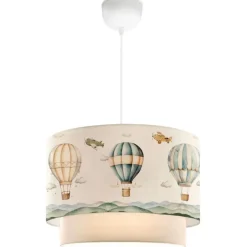 Lastenhuoneen riippuvalaisin Linento Lighting 241678 valkoinen