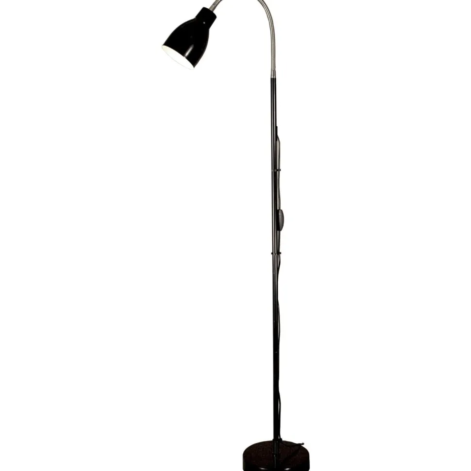 Lattiavalaisin Aneta Lighting Sarek 250x530x1460 mm musta, kromi