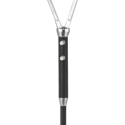 Lattiavalaisin Aneta Lighting Hero 130cm kaksiosainen LED 3000K musta/kromi