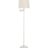 Lattiavalaisin Aneta Lighting Birka valkoinen/messinki