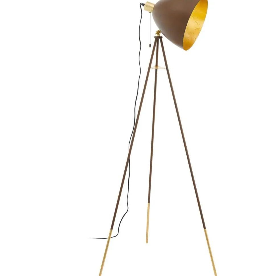 Lattiavalaisin Eglo Vintage Chester 1 149,5cm ruskea