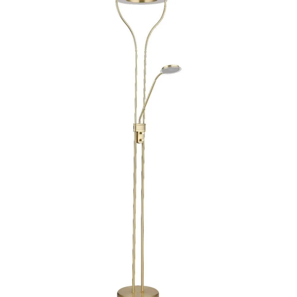 Lattiavalaisin lukuvalolla Globo Ebro, 20W, 3000K, musta