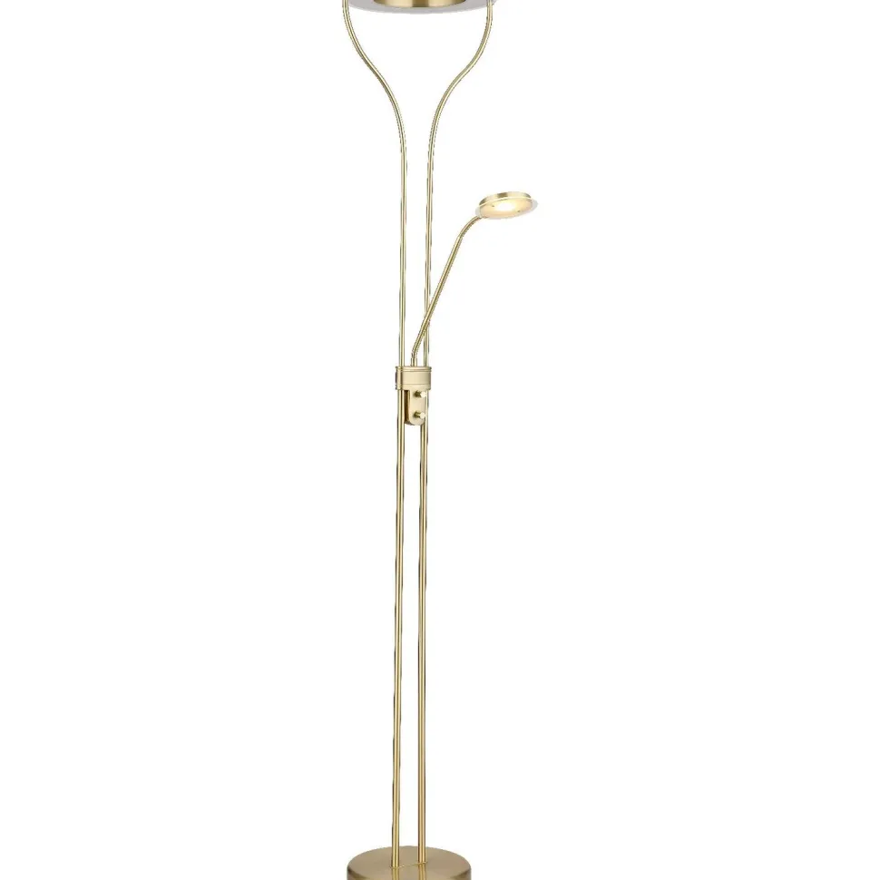 Lattiavalaisin lukuvalolla Globo Ebro, 20W, 3000K, musta