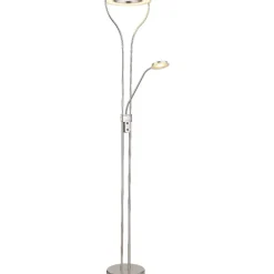 Lattiavalaisin lukuvalolla Globo Ebro, 20W, 3000K, musta