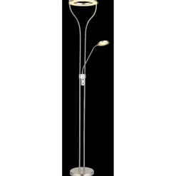 Lattiavalaisin lukuvalolla Globo Ebro, 20W, 3000K, musta