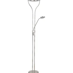 Lattiavalaisin lukuvalolla Globo Ebro, 20W, 3000K, musta