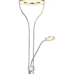 Lattiavalaisin lukuvalolla Globo Ebro, 20W, 3000K, musta