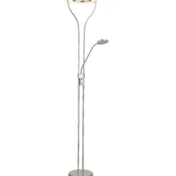 Lattiavalaisin lukuvalolla Globo Ebro, 20W, 3000K, musta