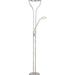 Lattiavalaisin lukuvalolla Globo Ebro, 20W, 3000K, musta