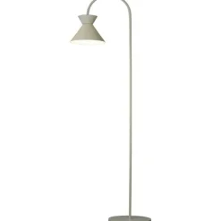 Lattiavalaisin Aneta Lighting Coni, 143cm, E27, metallivarjostin, hiekka