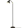 Lattiavalaisin Aneta Lighting Dublin musta/mattamessinki