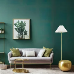 Lattiavalaisin Aneta Lighting Ester, valkoinen, sisältää valkoisen varjostimen