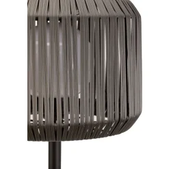 Lattiavalaisin aurinkokennolla Paulmann Pauleen Solar Elegance, IP44, 3000K, musta/harmaa
