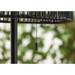 Lattiavalaisin aurinkokennolla Venture Home Mabis, ø40x150cm, musta