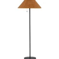 Lattiavalaisin aurinkokennolla Venture Home Mabis, ø60x150cm, ruskea