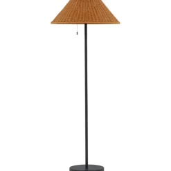 Lattiavalaisin aurinkokennolla Venture Home Mabis, ø60x150cm, ruskea