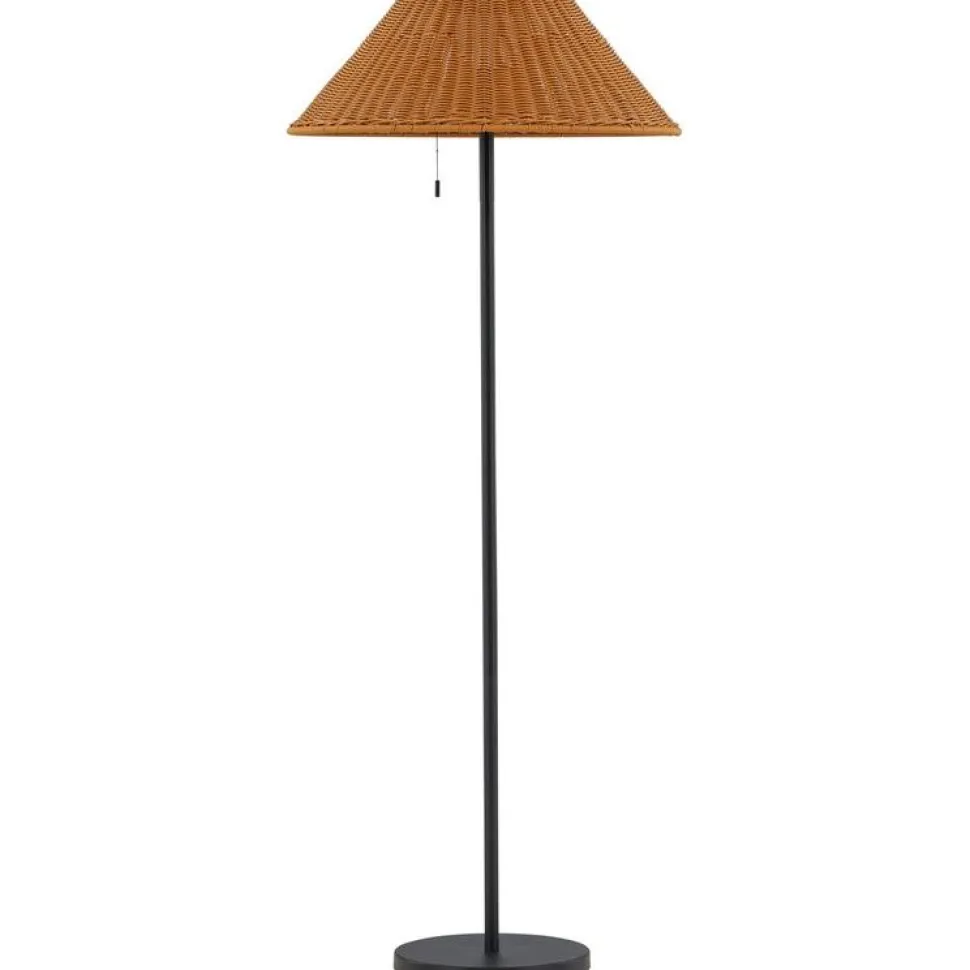 Lattiavalaisin aurinkokennolla Venture Home Mabis, ø60x150cm, ruskea