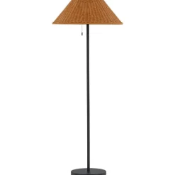 Lattiavalaisin aurinkokennolla Venture Home Mabis, ø60x150cm, ruskea