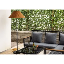 Lattiavalaisin aurinkokennolla Venture Home Mabis, ø60x150cm, ruskea