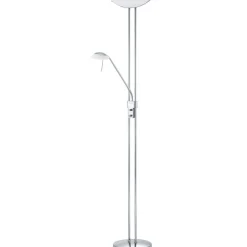Lattiavalaisin Baya lukuvalolla 440x1800 mm harjattu teräs/valkoinen
