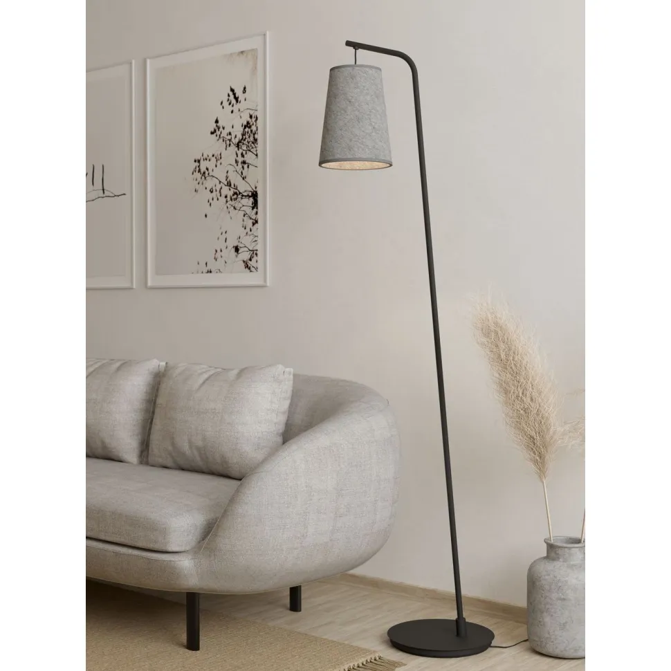 Lattiavalaisin Eglo Alsager, 170cm, E27, 40W, IP20, vaaleanharmaa