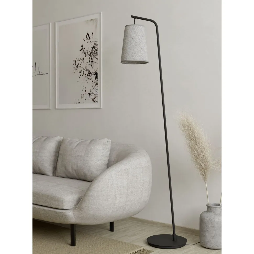 Lattiavalaisin Eglo Alsager, 170cm, E27, 40W, IP20, vaaleanharmaa