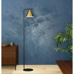 Lattiavalaisin Eglo Narices 162cm musta/kulta